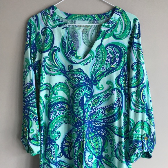 LILLY PULITZER Rossmore V-neck T-shirt Dress NWOT - Picture 6 of 8